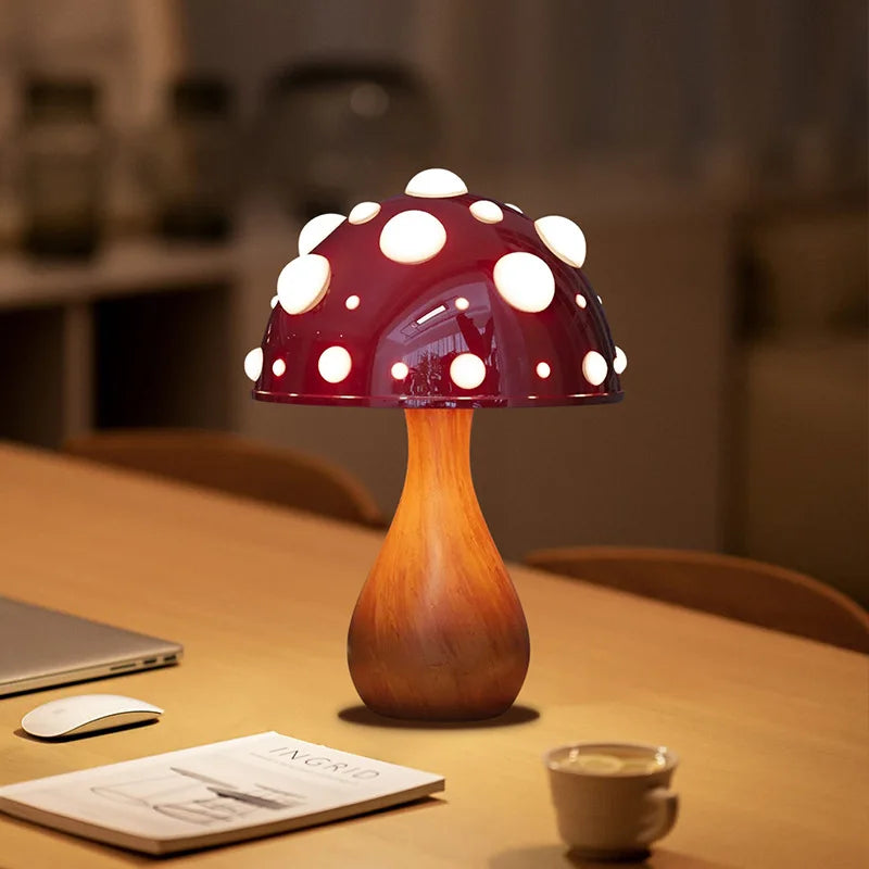 Lampe de chevet Champignon LED Originale