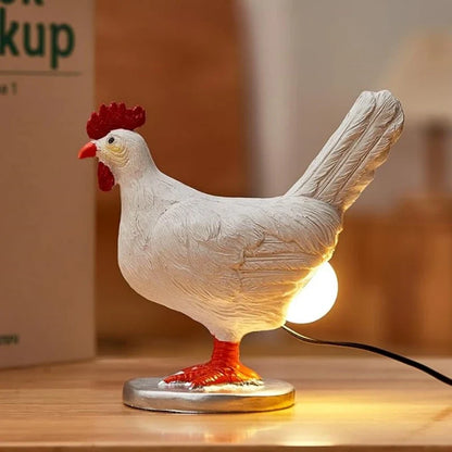 Lampe de Chevet Poule LED Tactile Originale