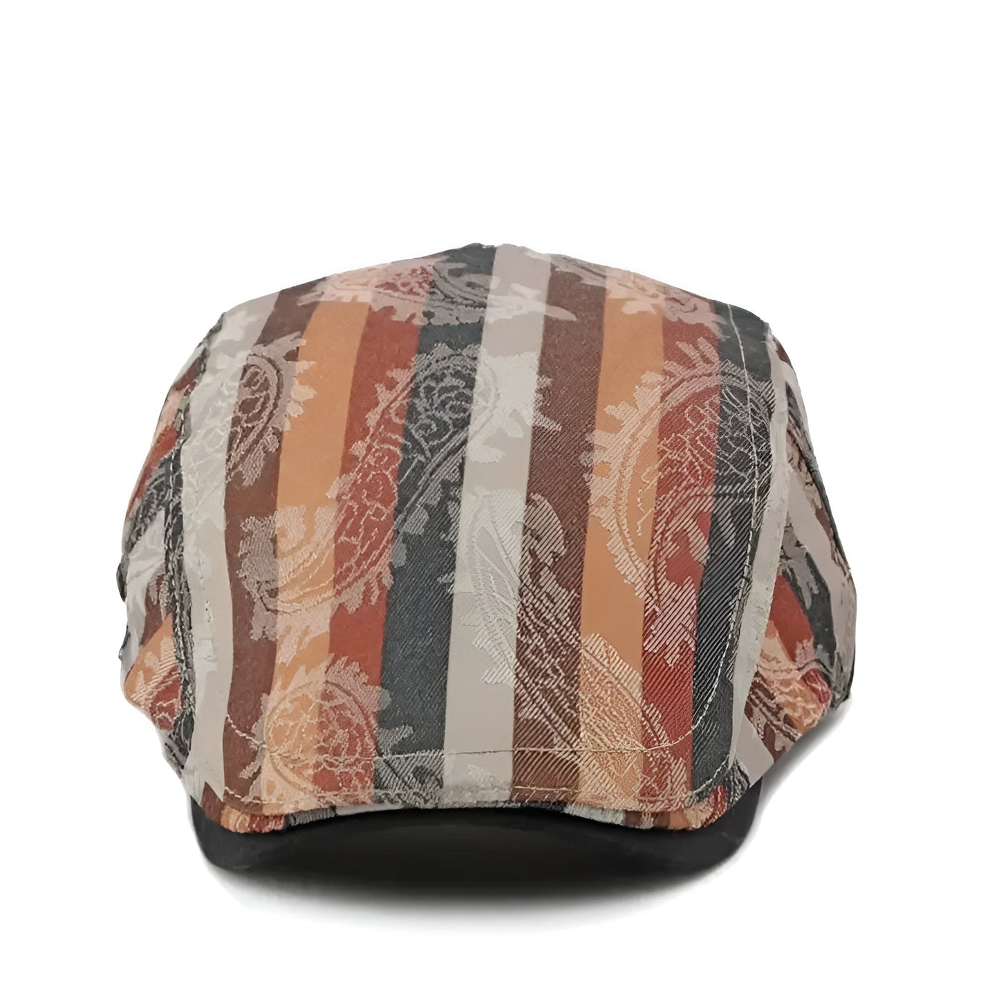 Béret Homme en Coton Rayée Multicolore - Stripe