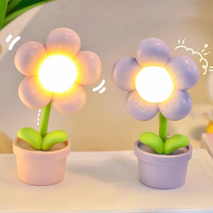 Lampe de Chevet Fleurs LED Mini