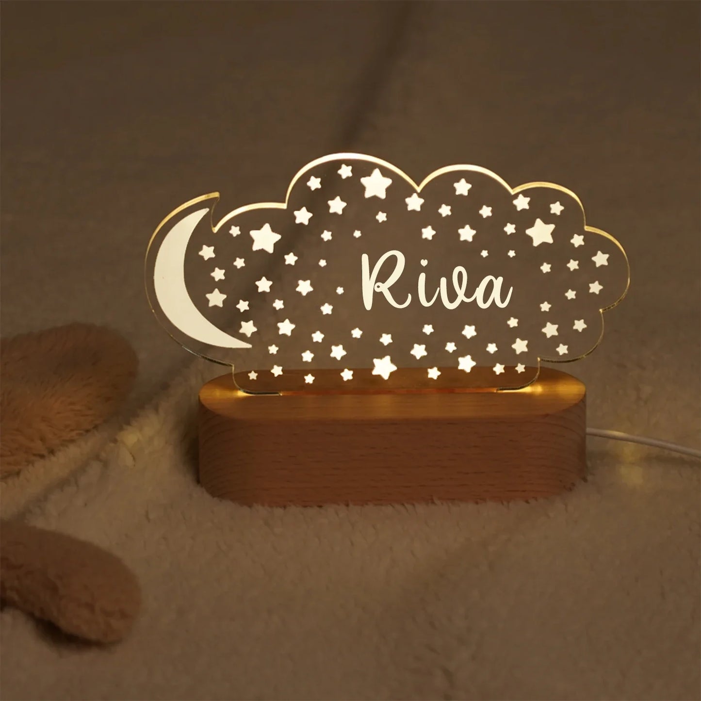 Lampe de Chevet Personnalisée pour Enfants