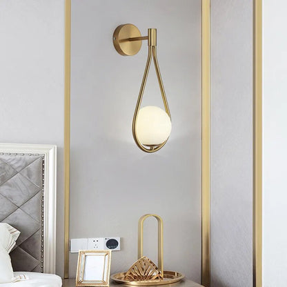 Lampe de chevet Murale goutte d'eau Design
