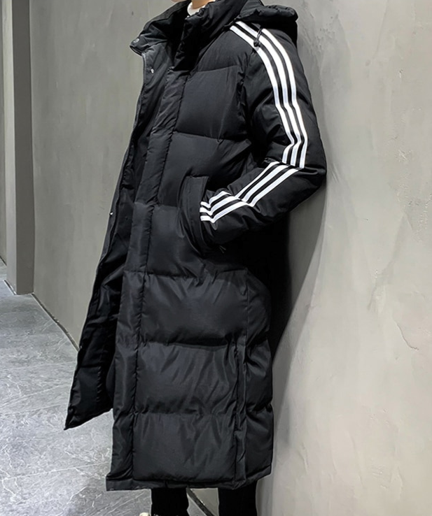 Manteau Long Hiver CalvinLine Parka – Coupe Moderne, Capuche Intégrée, Chaud et Élégant