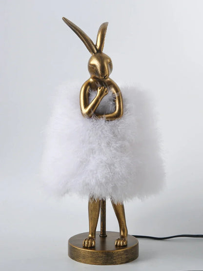 Lampe de Chevet Plume en Forme de Lapin
