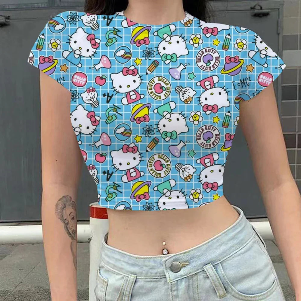 Hello kitty crop top