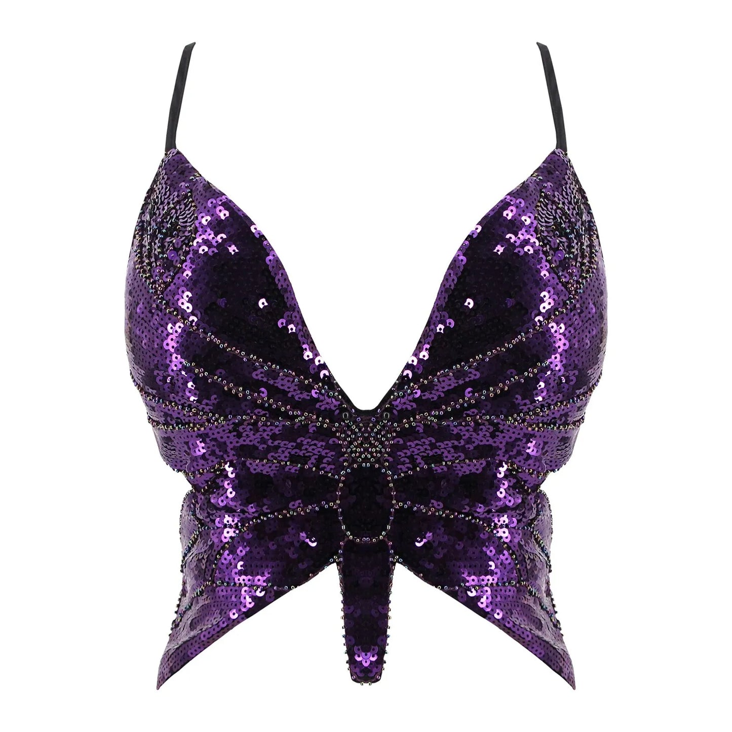 Crop tops papillon