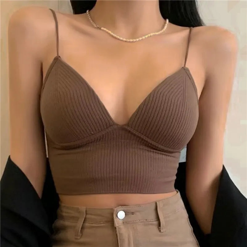 Crop top rembourré