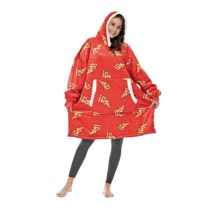 Sweat Plaid Femme Pizza