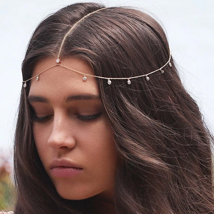 Bijoux de Tête Chaîne