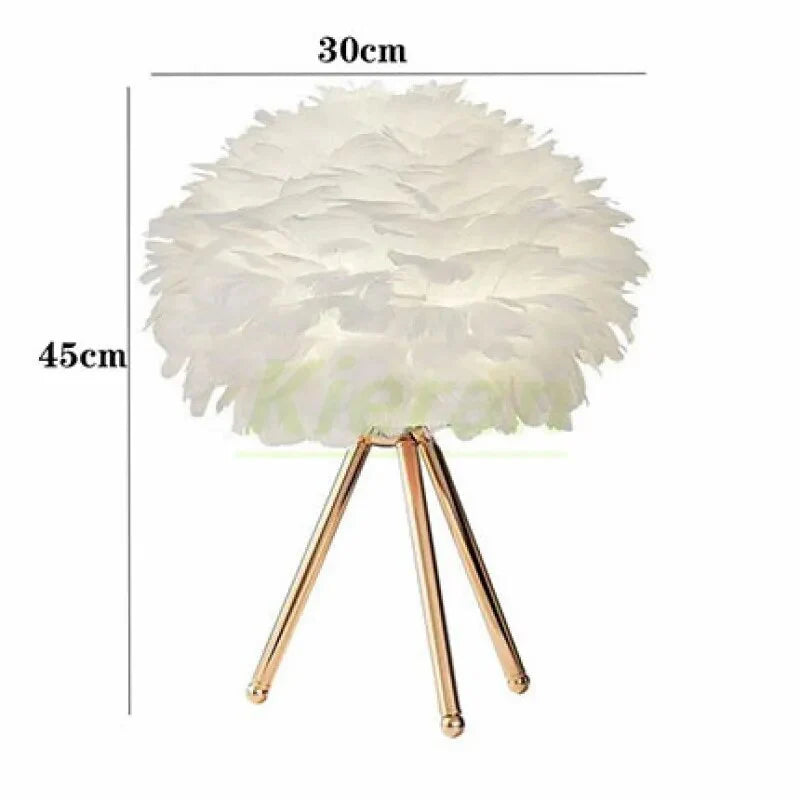 Lampe de chevet Plumes Douce