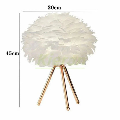 Lampe de chevet Plumes Douce