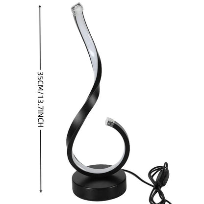 Lampe de Chevet Design Ondulé