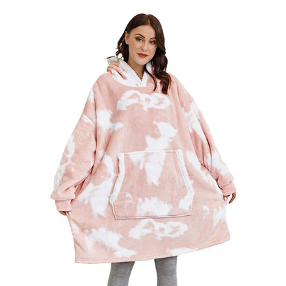 Sweat Plaid Femme Rose À Motif Blanc