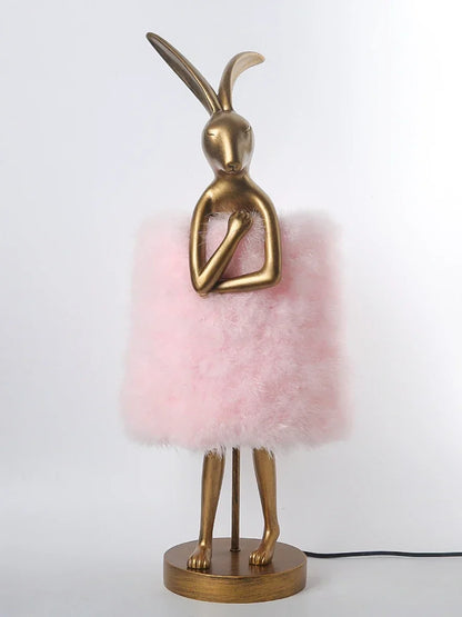Lampe de Chevet Plume en Forme de Lapin