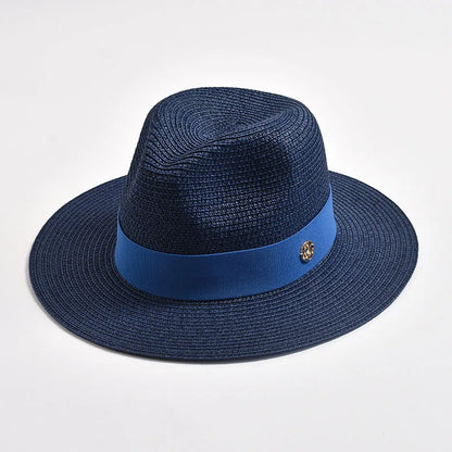Chapeau Panama Classique Bande Contrastée – Milano