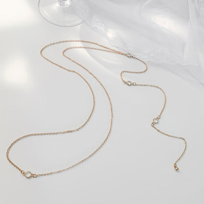 Collier de Dos Mariage Vintage