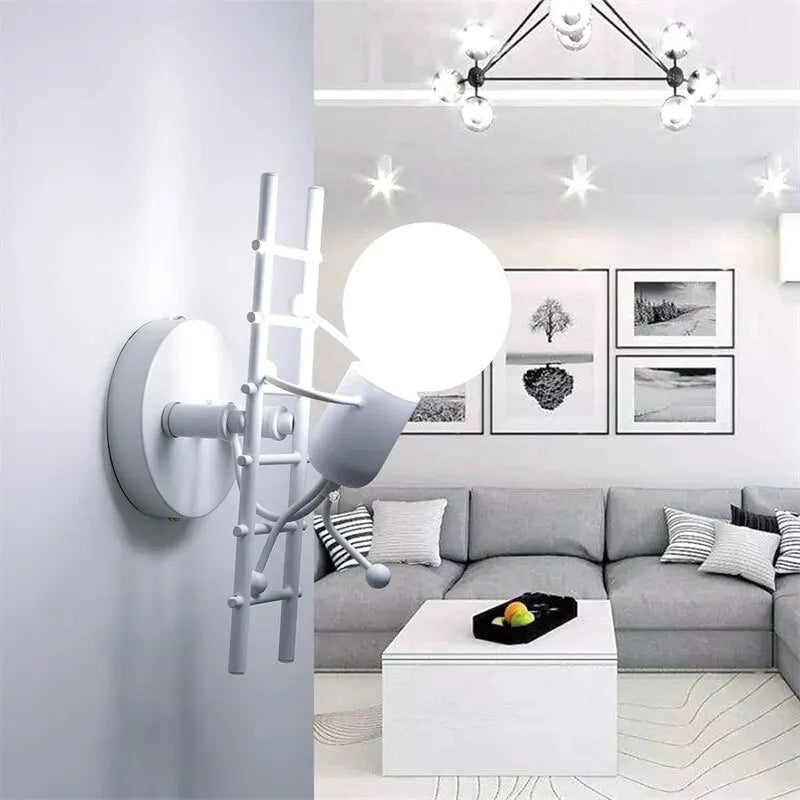 Lampe de chevet Murale Moderne Humanoïde