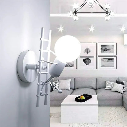 Lampe de chevet Murale Moderne Humanoïde