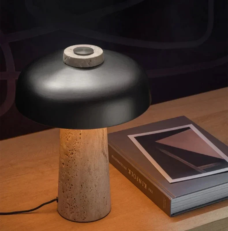 Lampe de Chevet Nordique en Pierre Naturelle