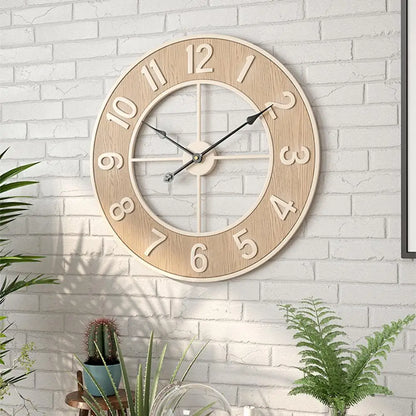 Horloge Murale Bois