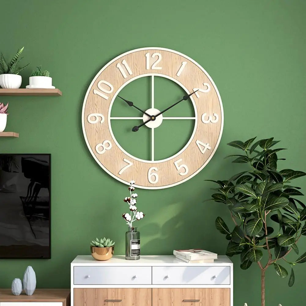 Horloge Murale Bois