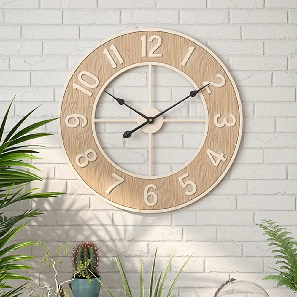 Horloge Murale Bois