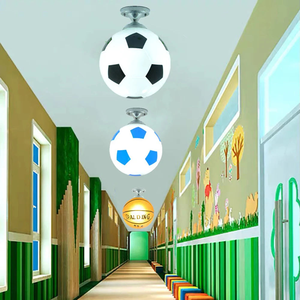 Lampe Plafonnier Ballon de Football LED pour Enfant