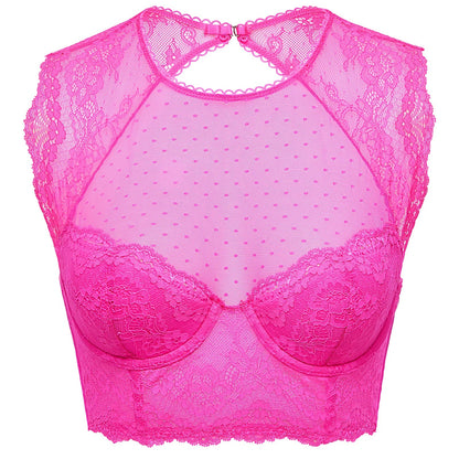Hot pink cropped top