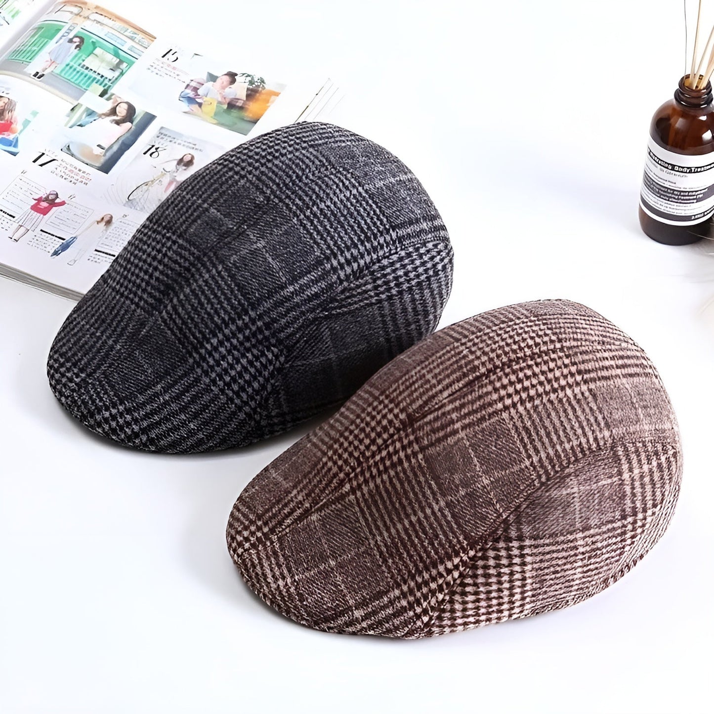 Béret Vintage à Carreaux - Classicap