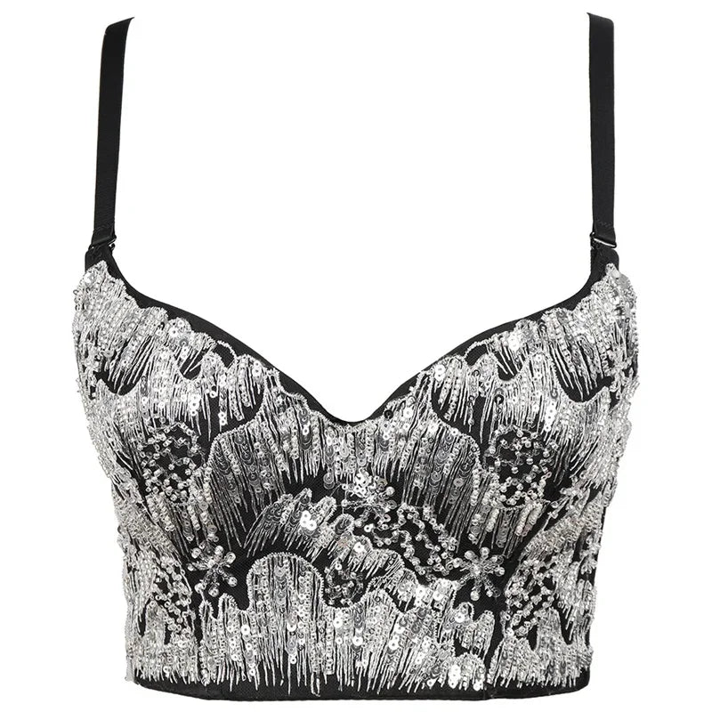Crop top luxe femme