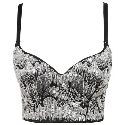 Crop top luxe femme