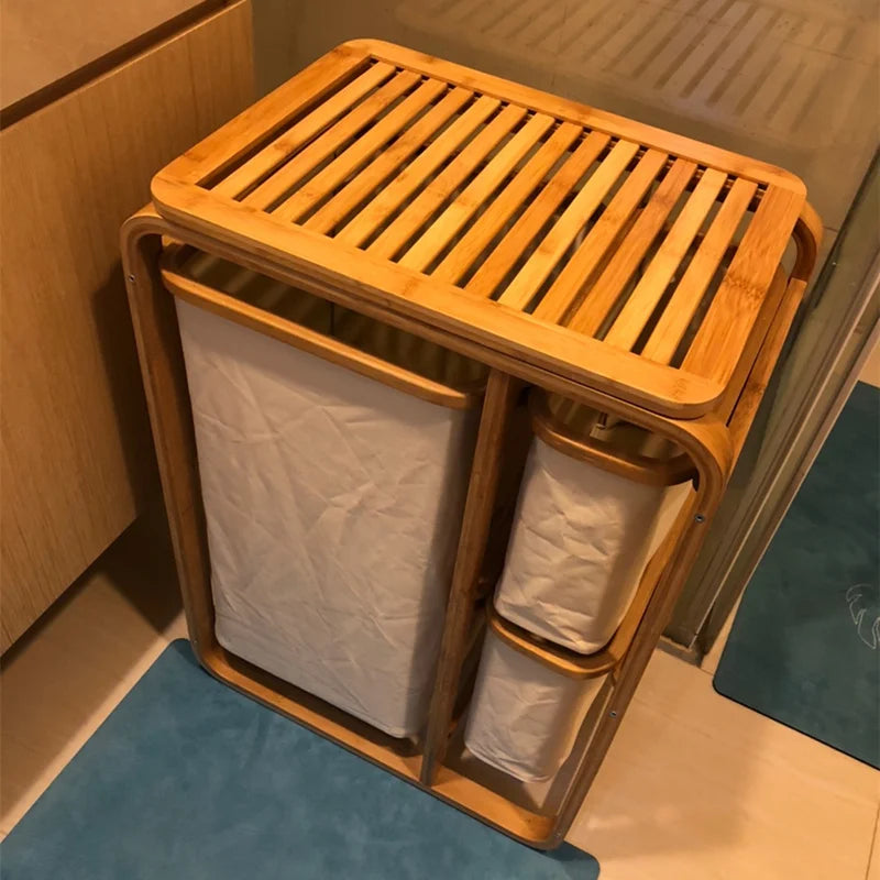 Panier à linge en bambou - Bambou-Sympa™