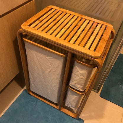 Panier à linge en bambou - Bambou-Sympa™