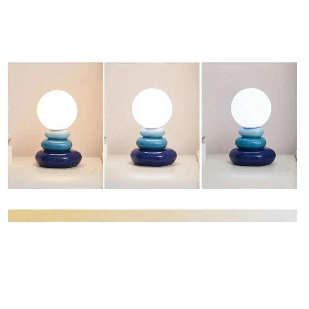 Lampe de chevet Galet Coloré