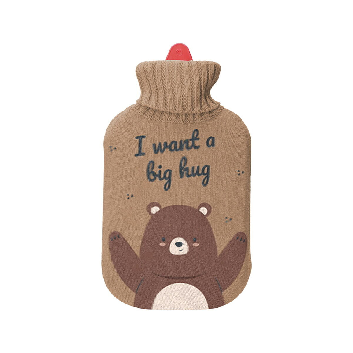 Coussin Bouillotte Ours en peluche 2 L