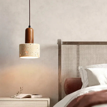 Lampe de Chevet Suspendue en Pierre Moderne