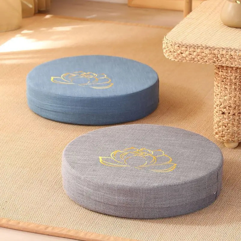 Coussin de méditation bouddhiste