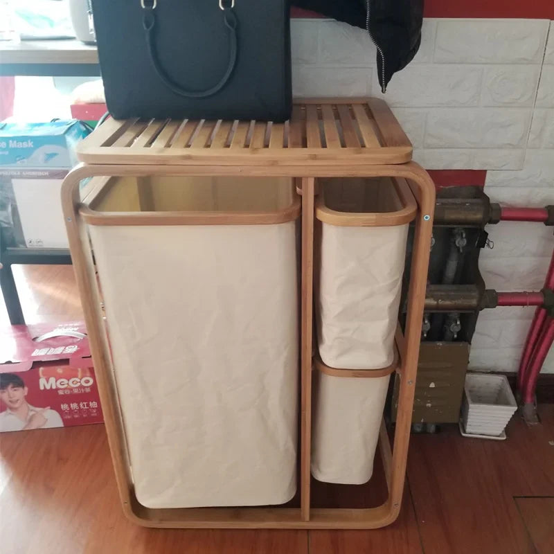 Panier à linge en bambou - Bambou-Sympa™