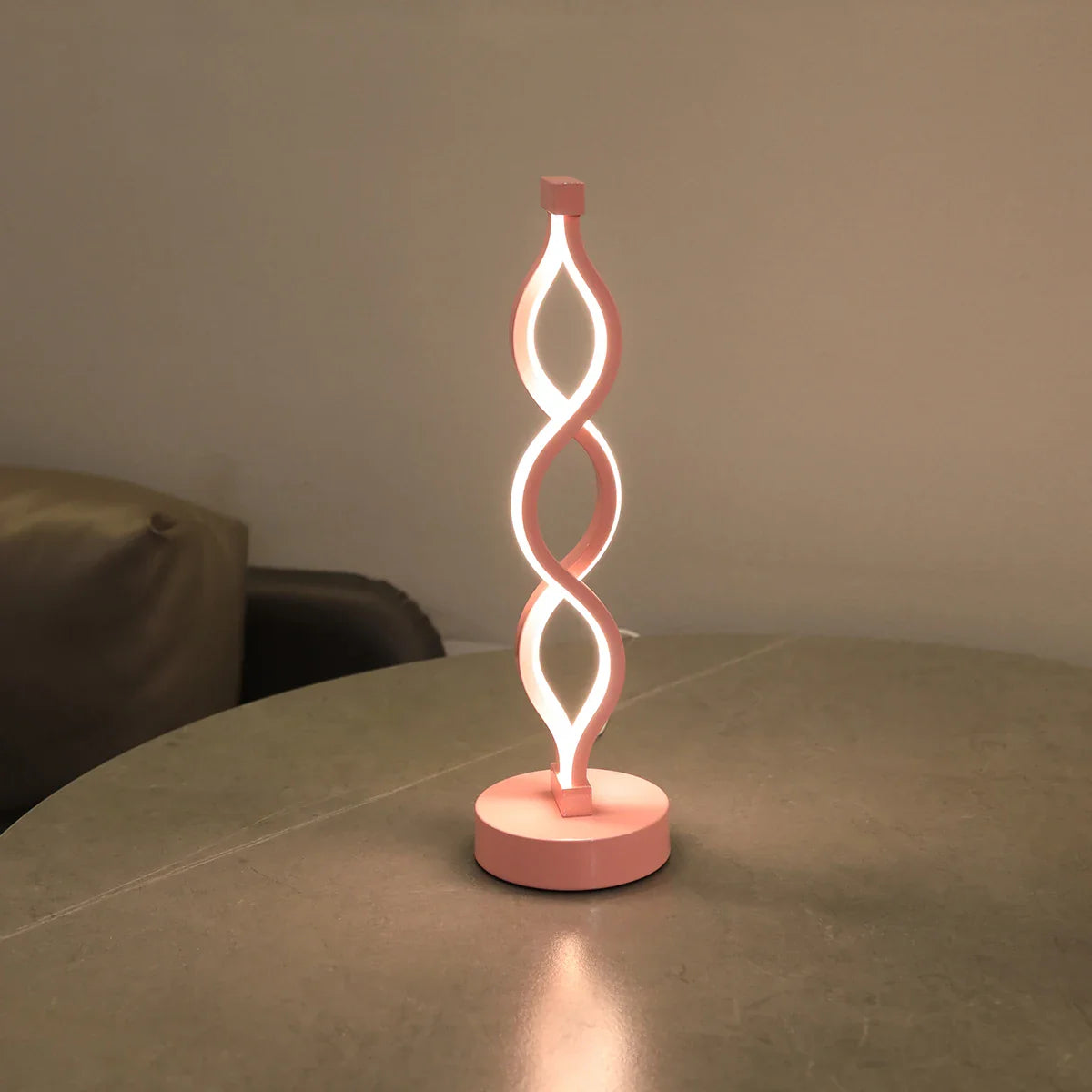 Lampe de Chevet Spirale LED Moderne