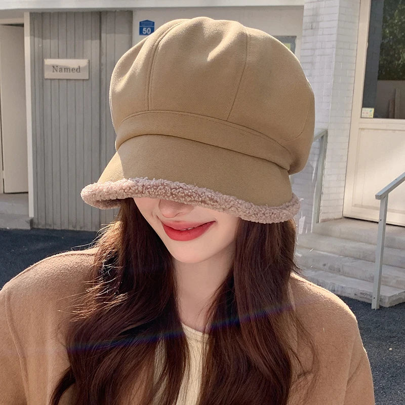 Béret d'Hiver Femme Molletonné