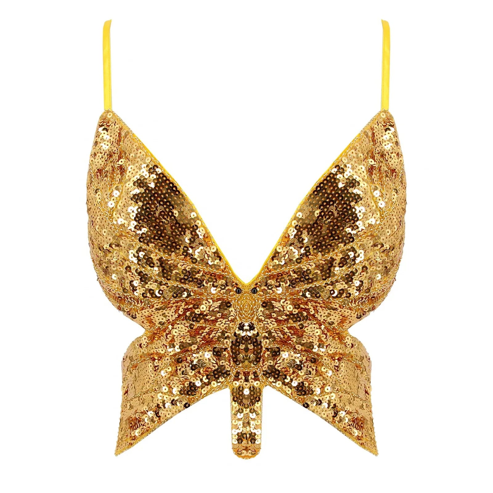 Crop tops papillon femme
