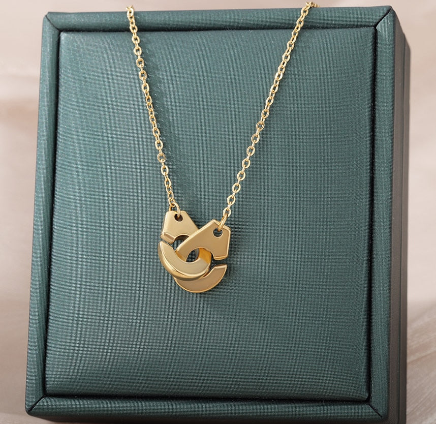 Collier Menotté Or Ras de Cou