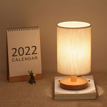 Lampe de Chevet en Bois au Design Original et Naturel