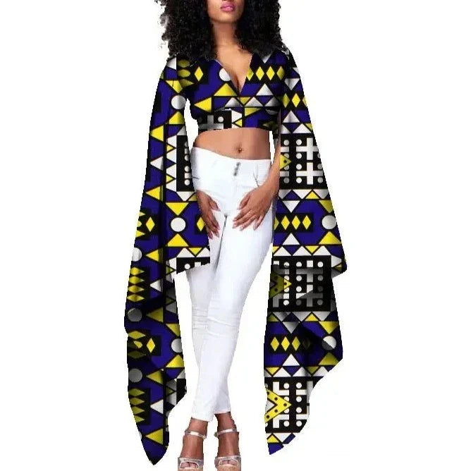Crop top africain femme