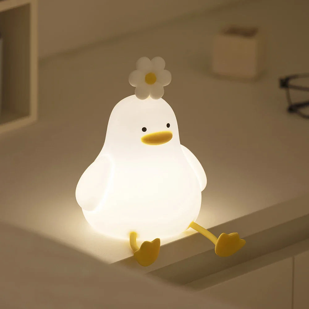 Lampe de Chevet Canard Mignon Rechargeable