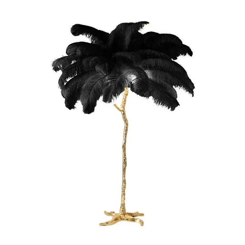 Lampe de Chevet à Plume sur Pied