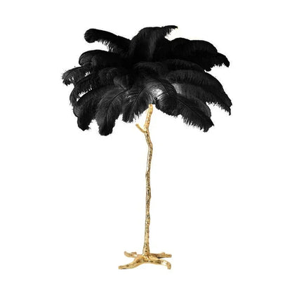 Lampe de Chevet à Plume sur Pied
