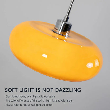 Lampe Suspendue de Chevet Nordique en Verre
