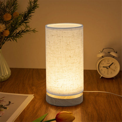 Lampe de Chevet Moderne Bois Massif LED