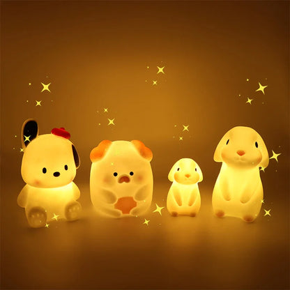 Lampe de chevet animaux cartoon pour enfant